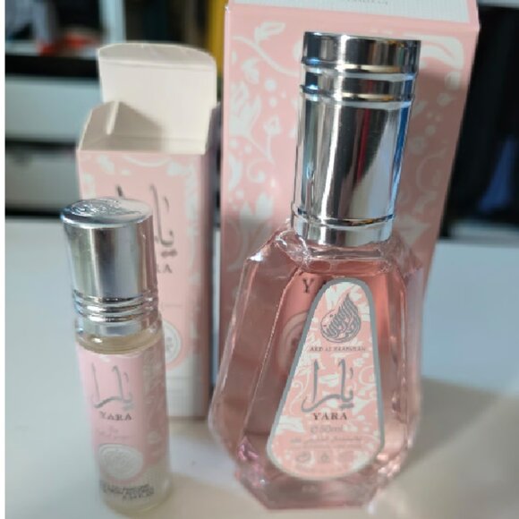 Lattafa Yara 2-piece Fragrance Bundle for Women (3.4 Oz Eau de Parfum Spray - Picture 2 of 2